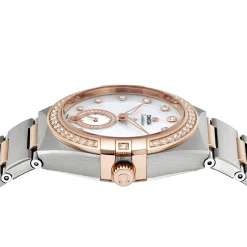 OMEGA Constellation 34mm Stainless Steel 18K Sedna Gold Automatic Ladies Watch