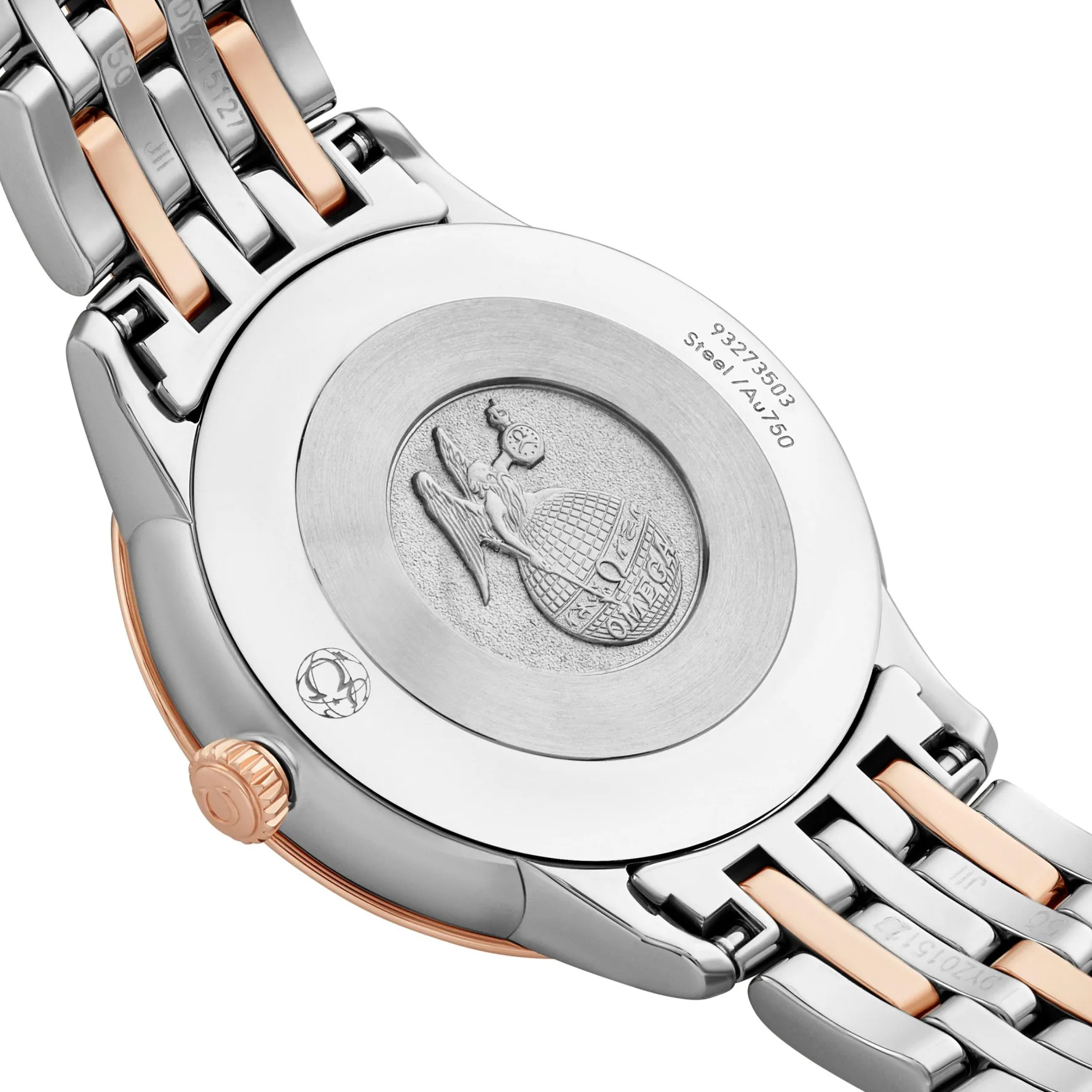 OMEGA De Ville Prestige 27.5mm Stainless Steel and 18K Sedna Gold Ladies Watch