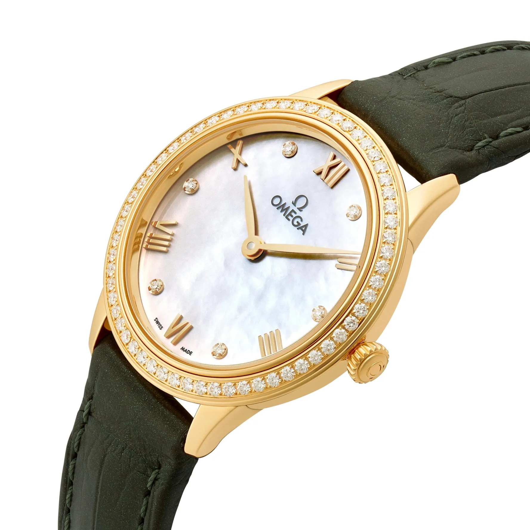 OMEGA De Ville Prestige 27.5mm Diamond Ladies Watch