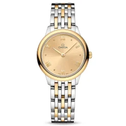 OMEGA De Ville Prestige 27.5mm Stainless Steel and 18K Gold Ladies Watch