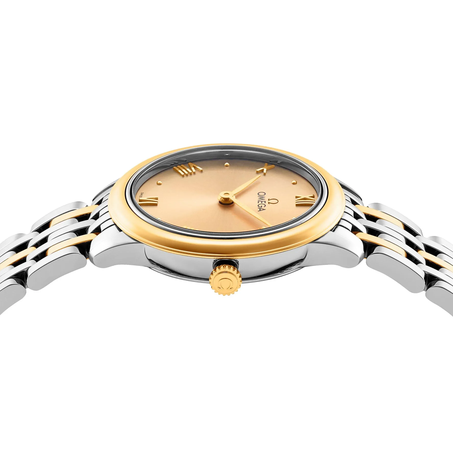 OMEGA De Ville Prestige 27.5mm Stainless Steel and 18K Gold Ladies Watch