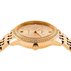 OMEGA De Ville Prestige 34mm 18K Yellow Gold Diamond Automatic Ladies Watch