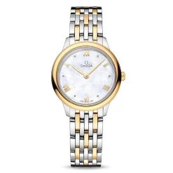OMEGA De Ville Prestige 27.5mm Stainless Steel and 18K Gold Ladies Watch