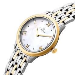 OMEGA De Ville Prestige 27.5mm Stainless Steel and 18K Gold Ladies Watch