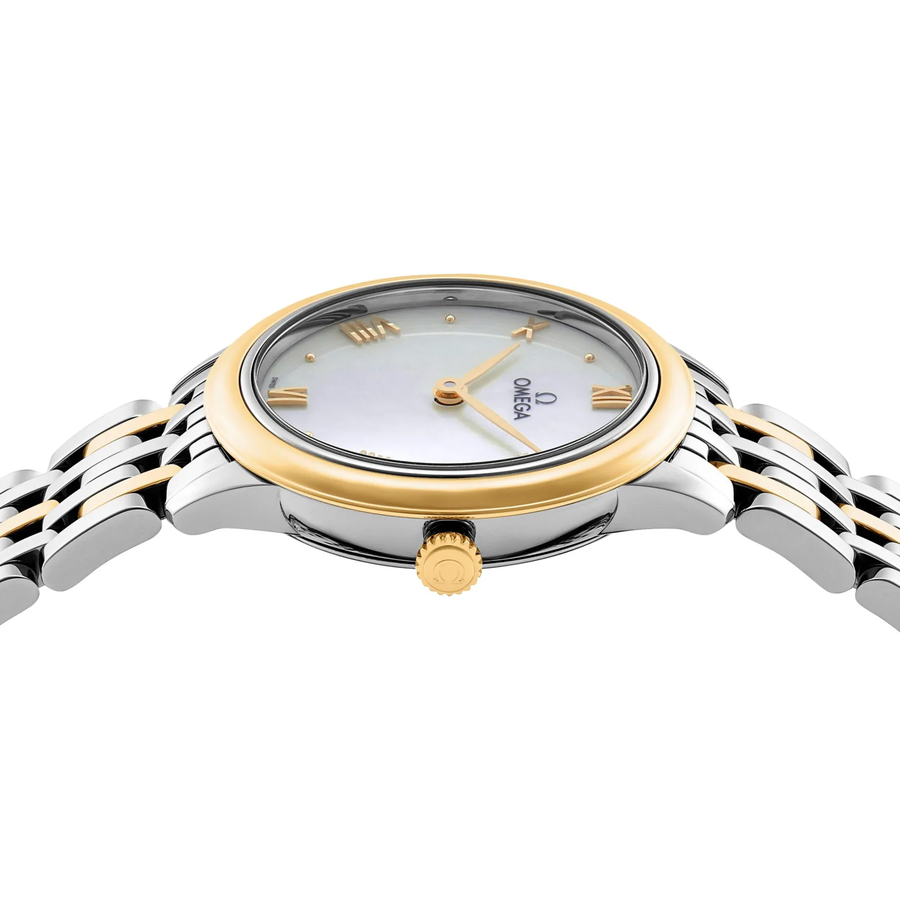 OMEGA De Ville Prestige 27.5mm Stainless Steel and 18K Gold Ladies Watch