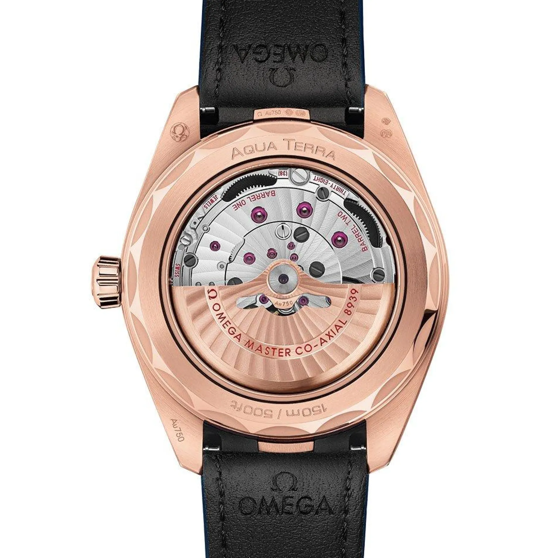 OMEGA Seamaster Aqua Terra 150M 43mm 18K Rose Gold Worldtimer Men's Watch