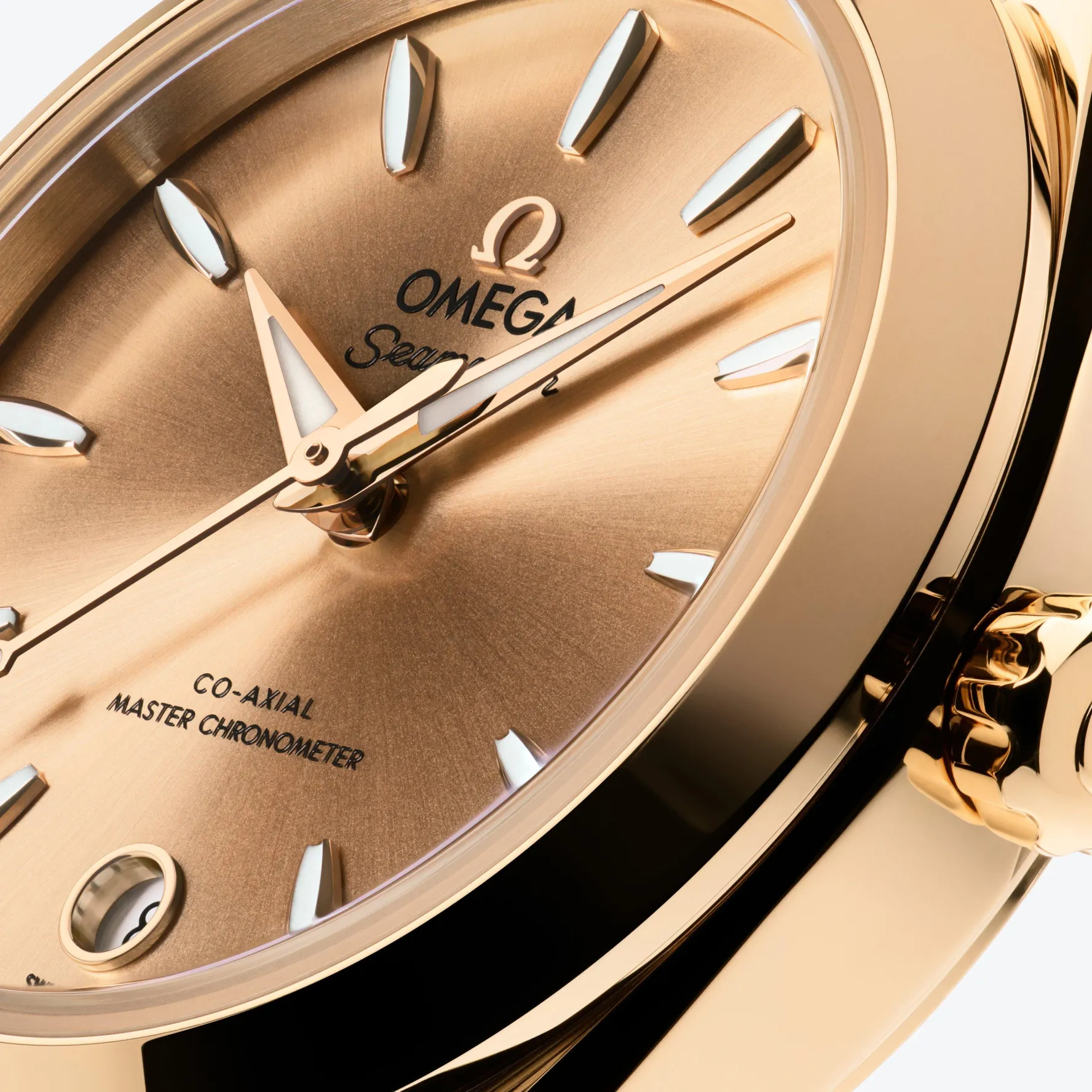 OMEGA Seamaster Aqua Terra 150M 30mm 18K Moonshine Gold Automatic Ladies Watch