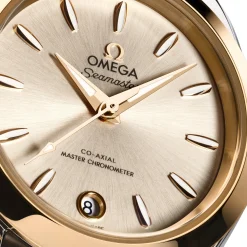 OMEGA Seamaster Aqua Terra 150M 30mm 18K Moonshine Gold Automatic Ladies Watch