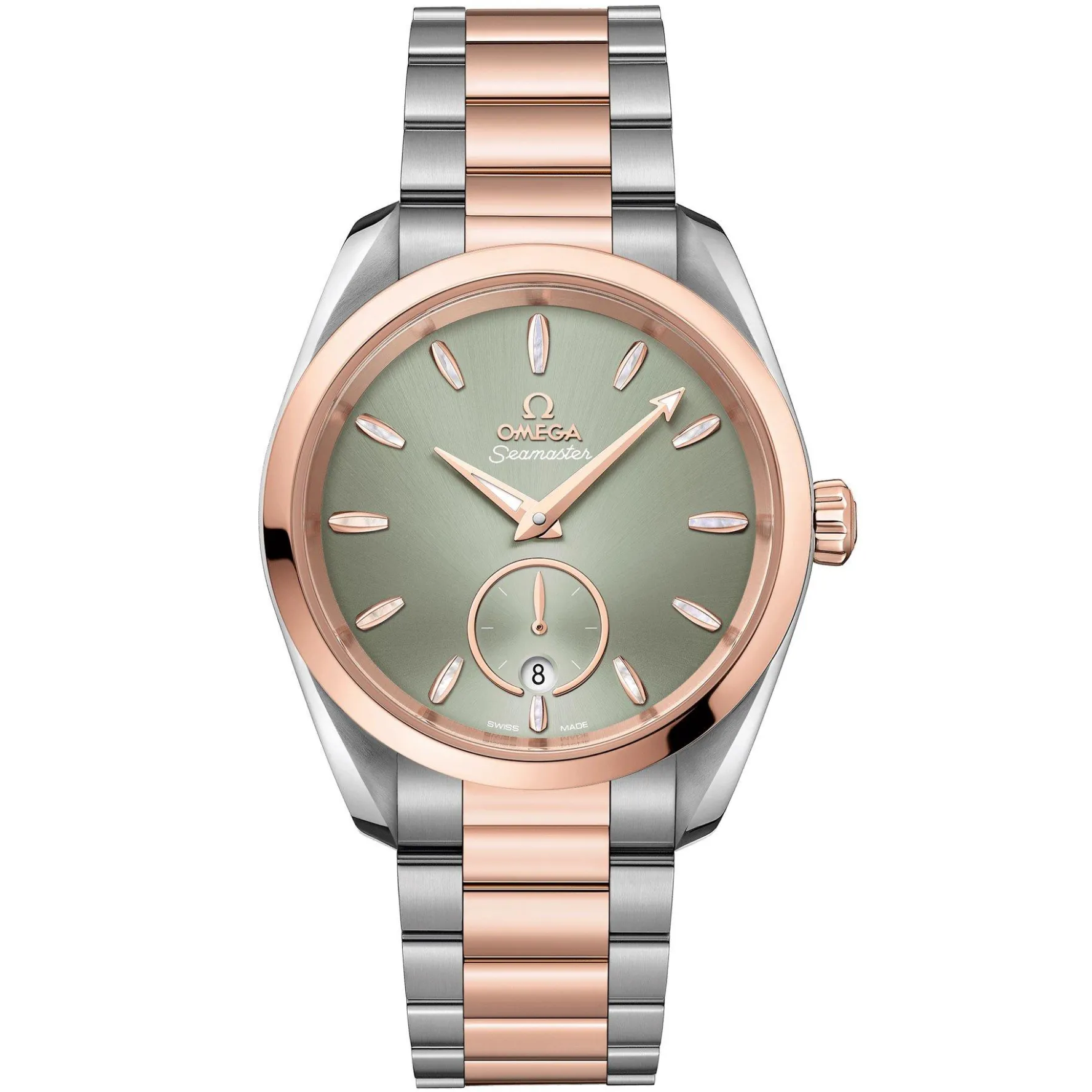 OMEGA Seamaster Aqua Terra 150M 38mm Stainless Steel 18K Sedna Gold Ladies Watch