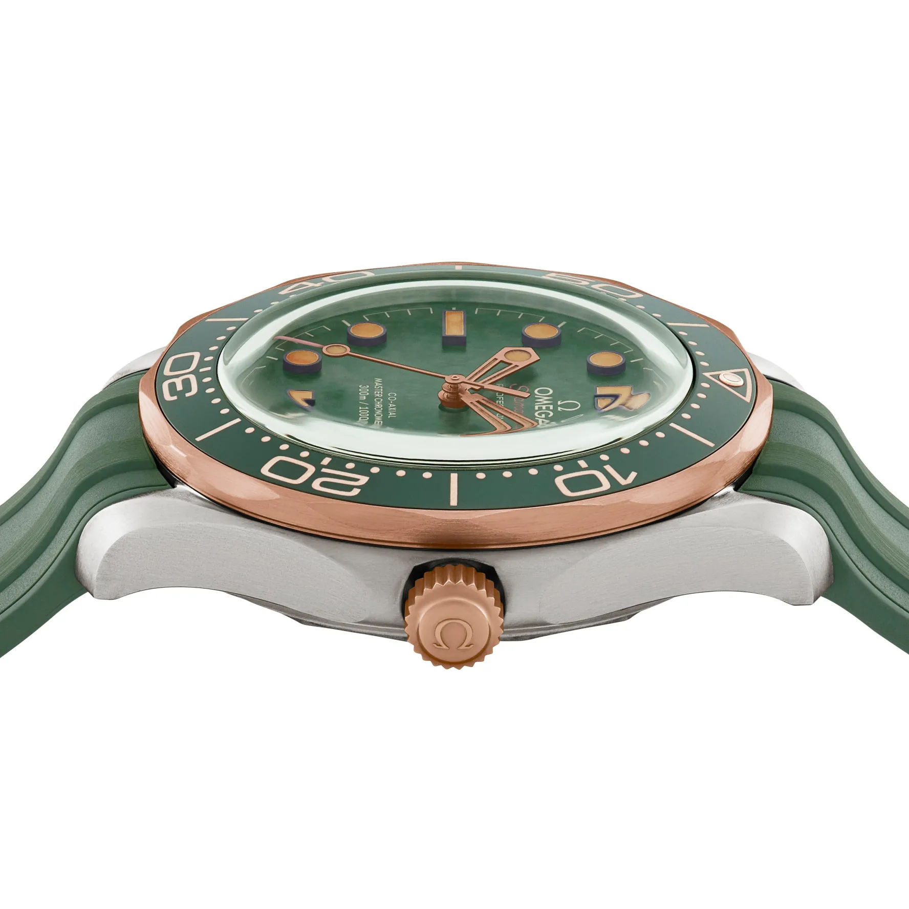 OMEGA Seamaster Diver 300M Bronze Gold Titanium Automatic Watch