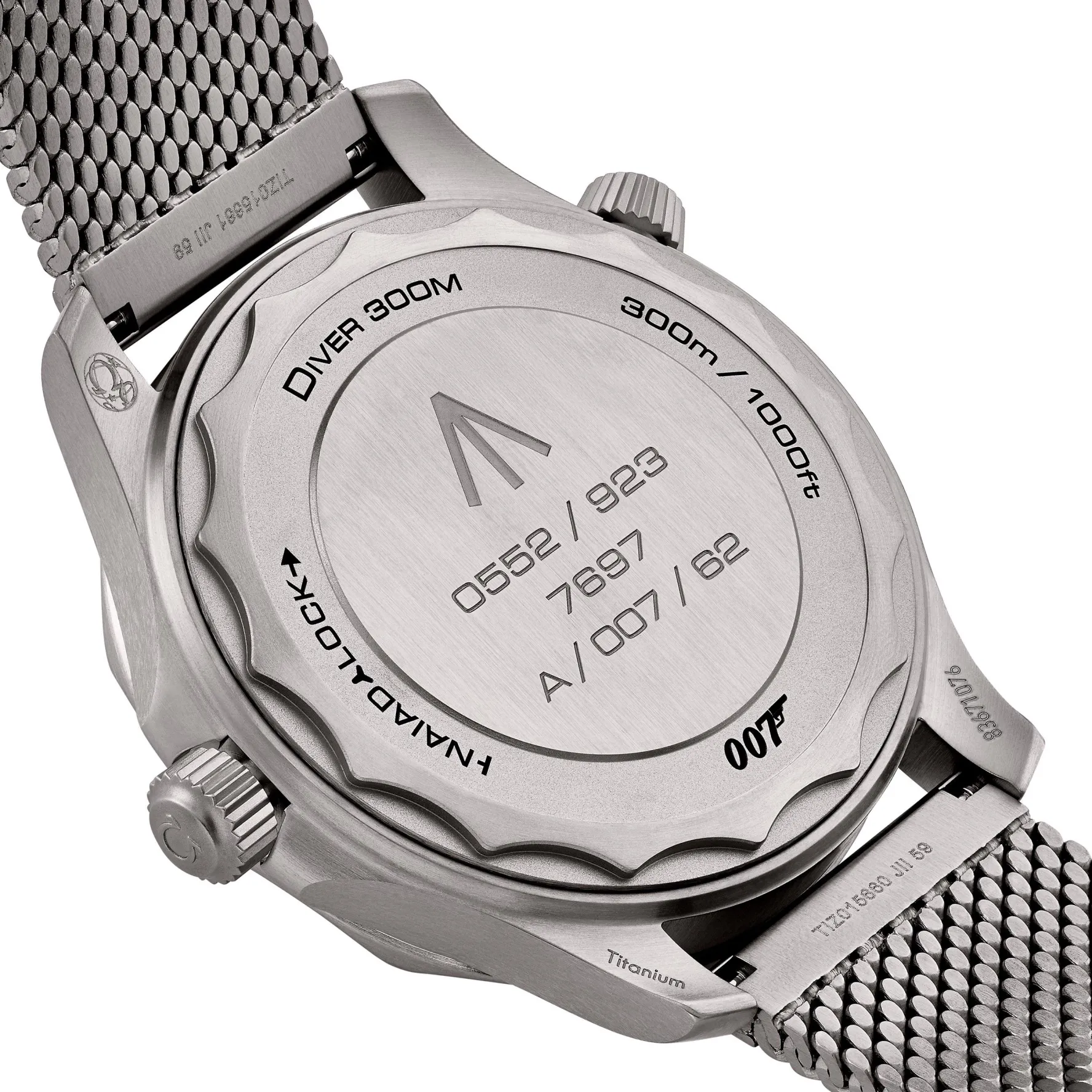 OMEGA Seamaster Diver 300M James Bond 007 42mm Titanium Automatic Men's Watch