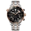 OMEGA Seamaster Diver 300M 44mm Stainless Steel and 18K Sedna Gold Men's Watch