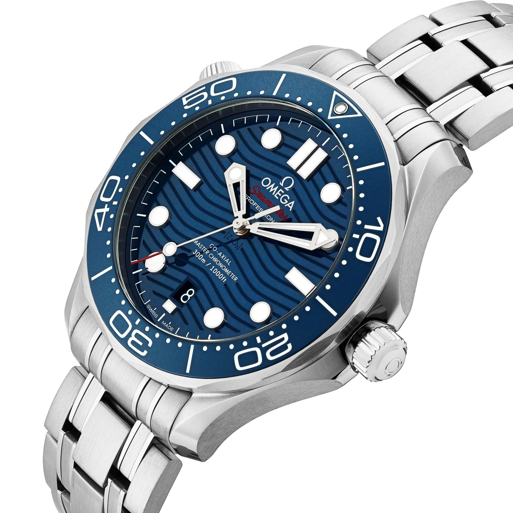 OMEGA Seamaster Diver 300M 42mm Co-Axial Master Chronometer Automatic Men's Watch