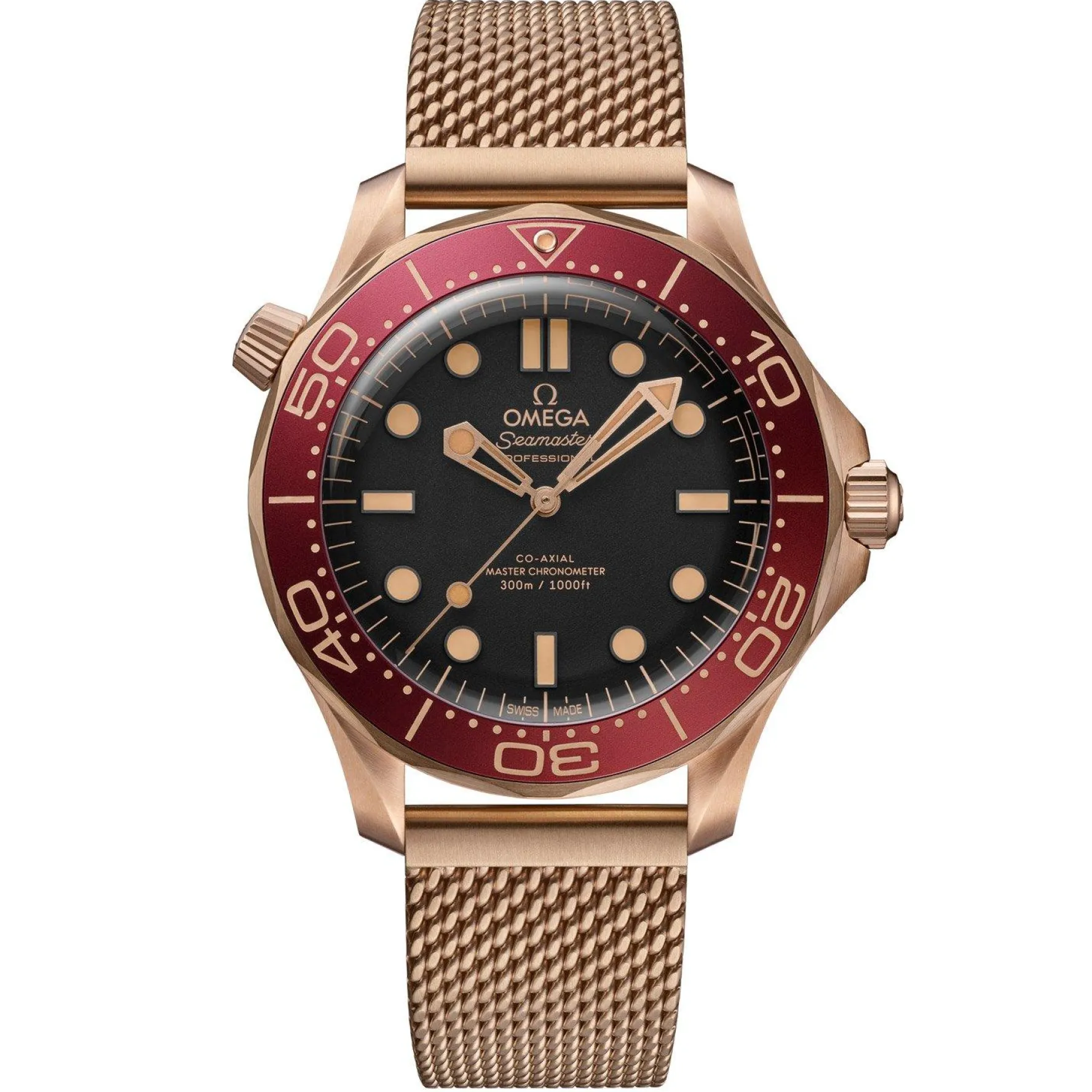 OMEGA Seamaster Diver 300m 42mm Bronze Gold Automatic Men’s Watch