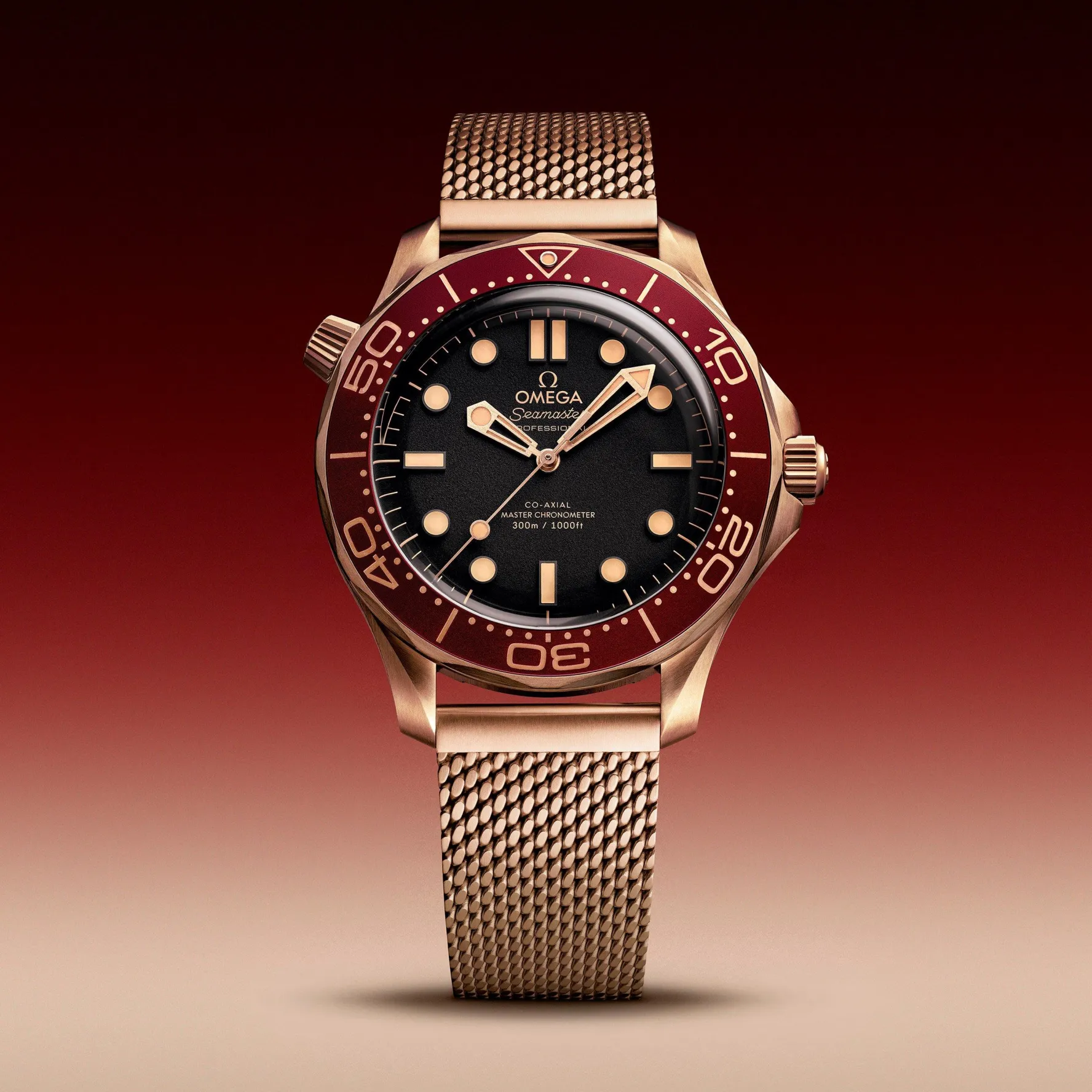 OMEGA Seamaster Diver 300m 42mm Bronze Gold Automatic Men’s Watch