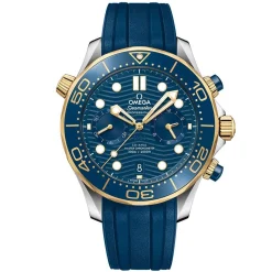 OMEGA Seamaster Diver 300M 44mm 18K Gold Chronograph Automatic Men's Watch