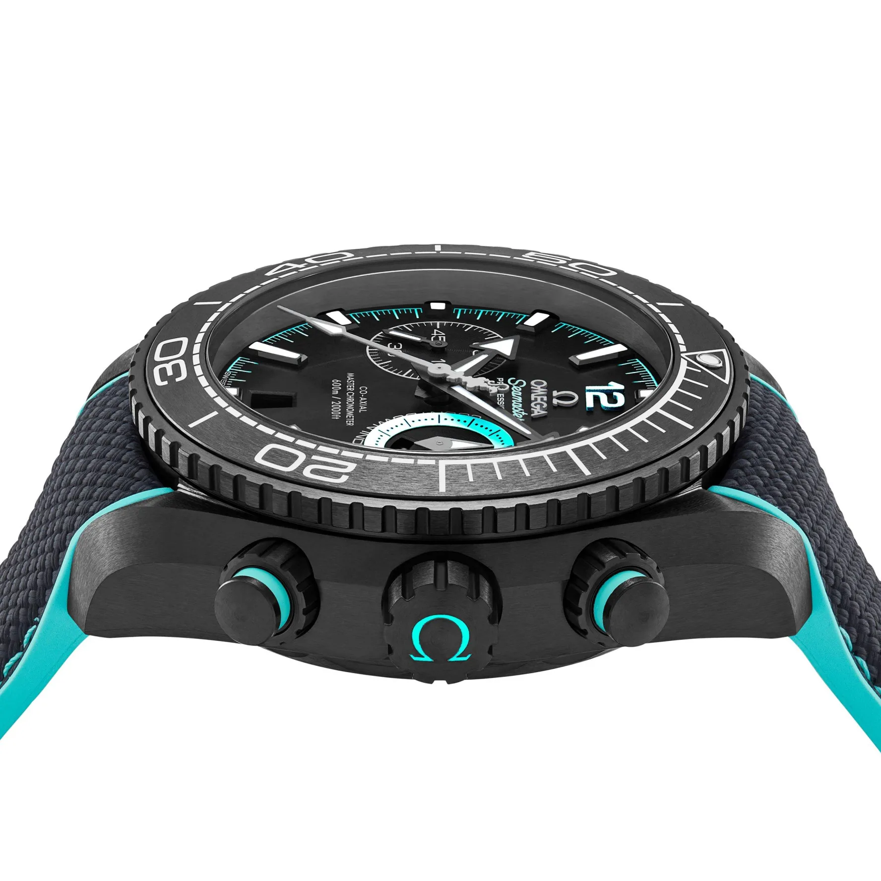 OMEGA Seamaster Planet Ocean Deep Black ETNZ Edition Chronograph Men’s Watch