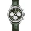 OMEGA Speedmaster 38mm Diamond Chronograph Automatic Watch