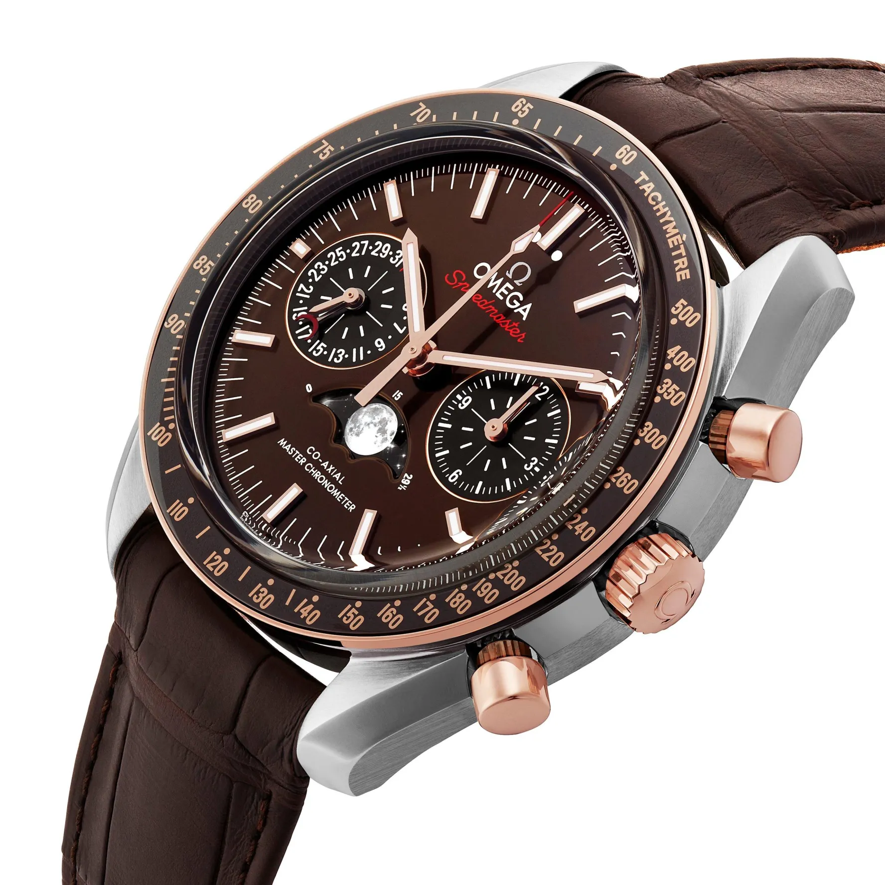 OMEGA Speedmaster Moonphase 42.25mm 18K Sedna Gold Automatic Men's Watch