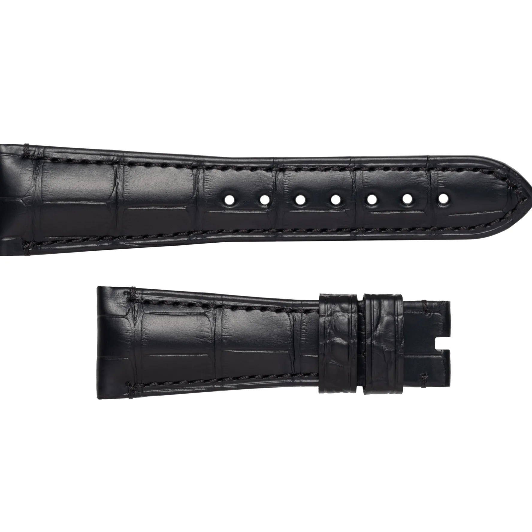Panerai 27mm Black Alligator Watch Strap