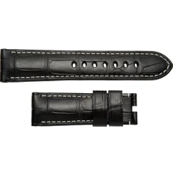 Panerai 24mm Black Alligator Watch Strap