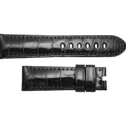 Panerai 22mm Black Alligator Watch Strap