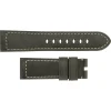 Panerai 24mm Black Leather Watch Strap