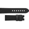 Panerai 24mm Black Rubber Watch Strap