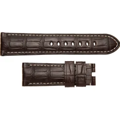 Panerai 24mm Dark Brown Alligator Watch Strap