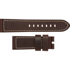 Panerai 24mm Dark Brown Leather Watch Strap