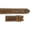 Panerai 24mm Dark Brown Leather Watch Strap