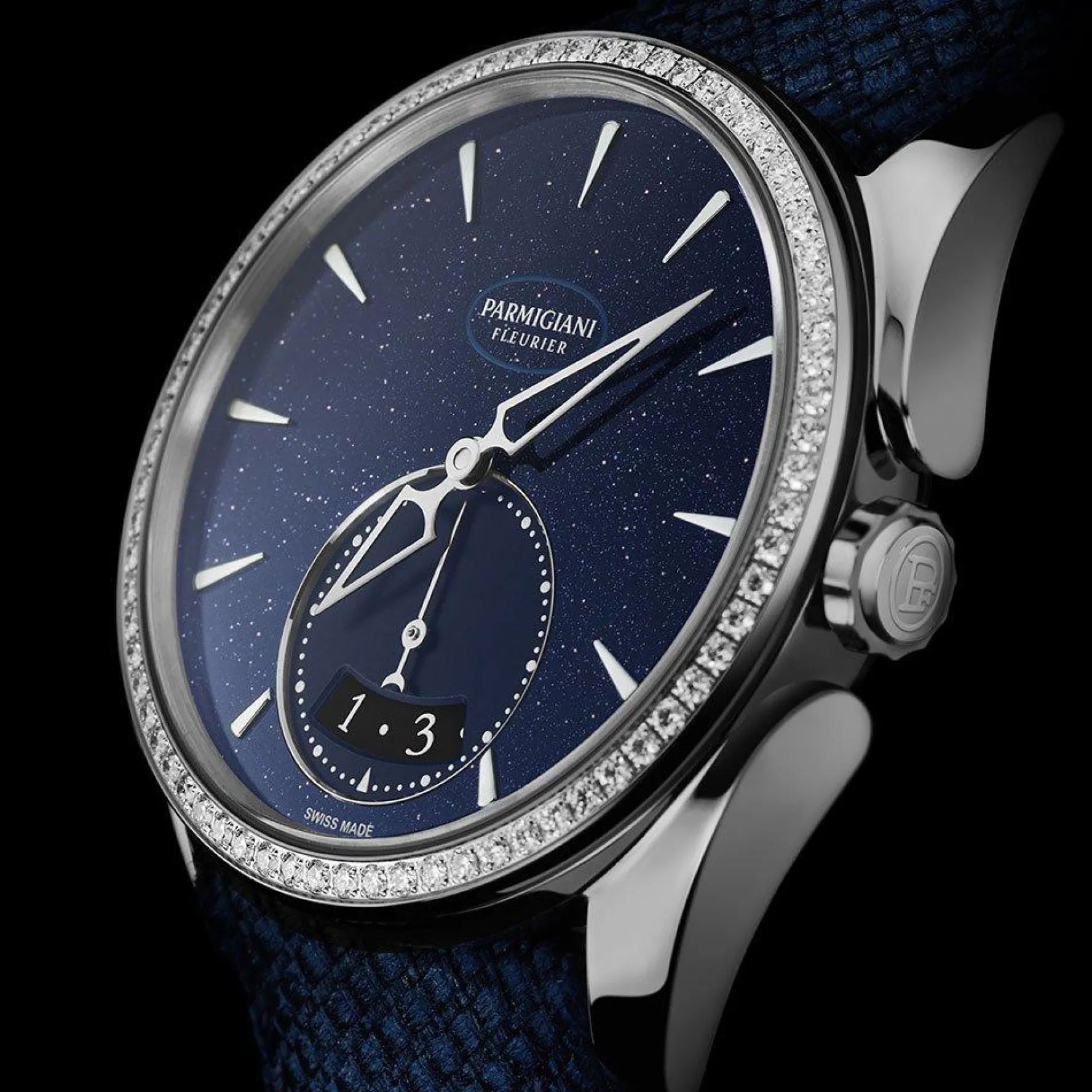 Parmigiani Tonda Metropolitaine Diamond Automatic Ladies Watch