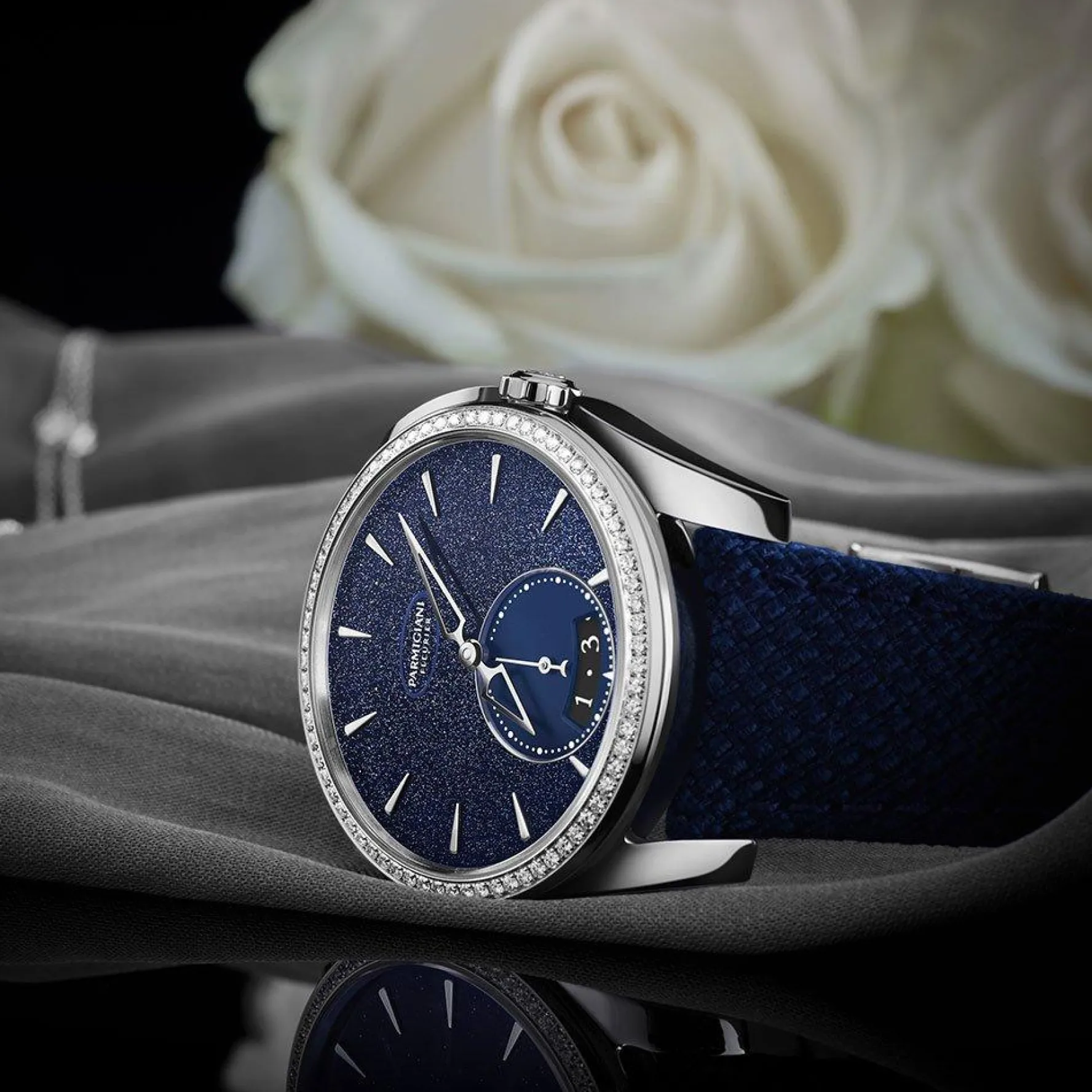 Parmigiani Tonda Metropolitaine Diamond Automatic Ladies Watch