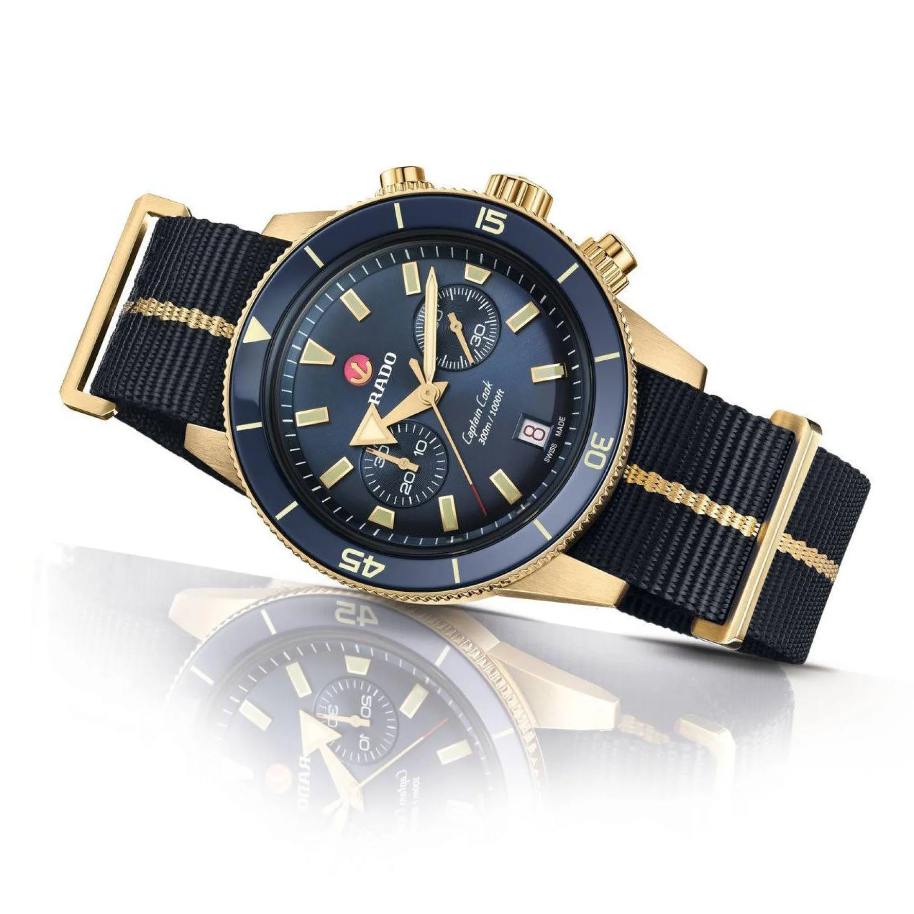 Rado Captain Cook 43mm Bronze Chronograph Automatic Men’s Watch