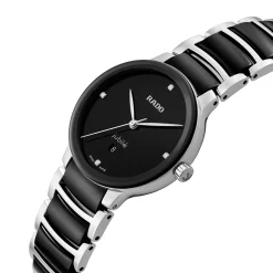 Rado Centrix 30.5mm High-Tech Ceramic Diamond Ladies Watch