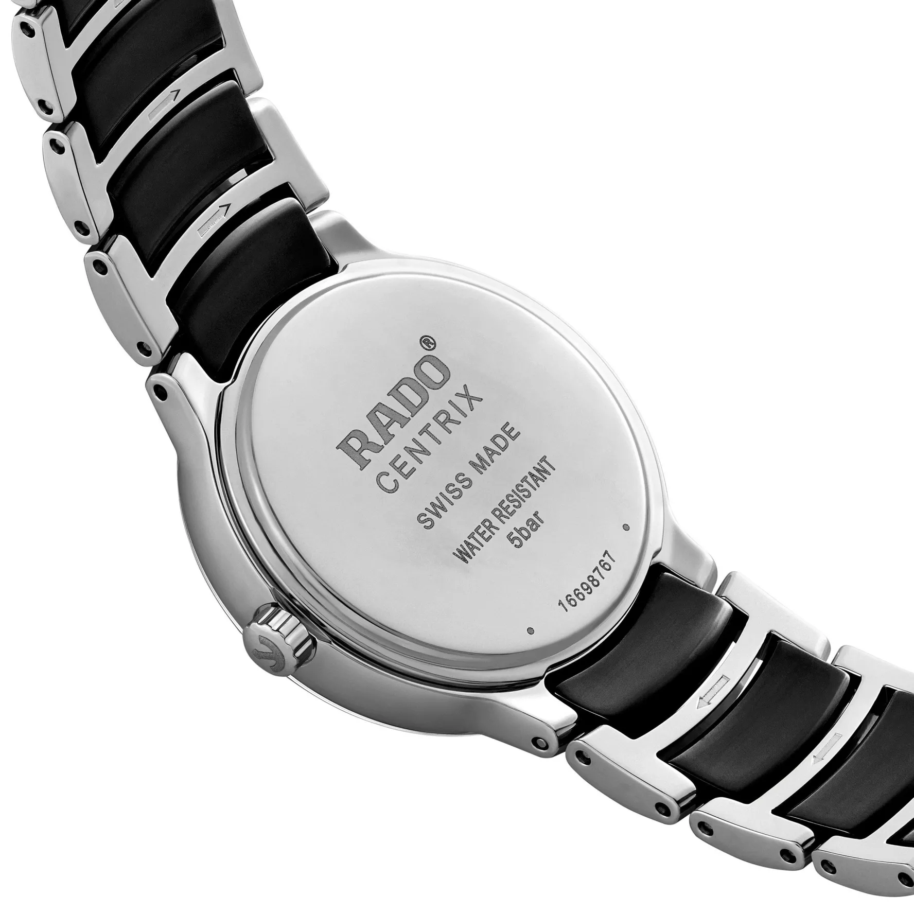 Rado Centrix 30.5mm High-Tech Ceramic Diamond Ladies Watch