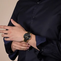 Rado Centrix 41mm Yellow Gold PVD Chronograph Watch