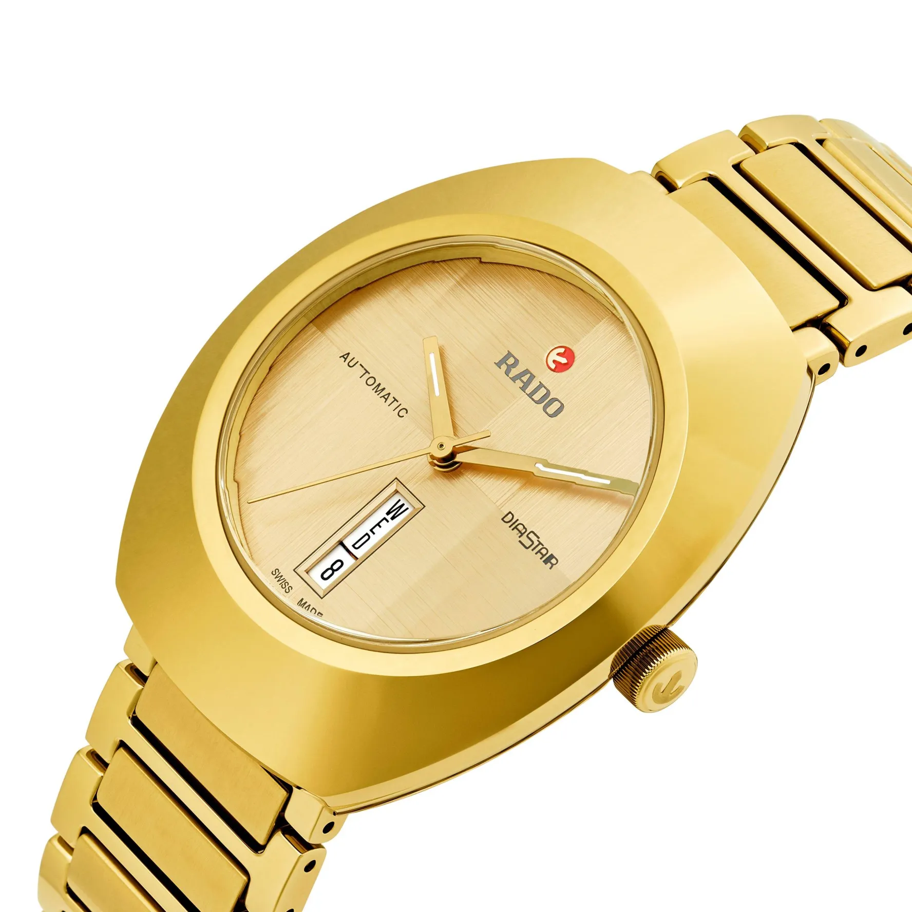Rado Diastar Original 38mm Stainless Steel and Yellow Gold PVD Automatic Watch