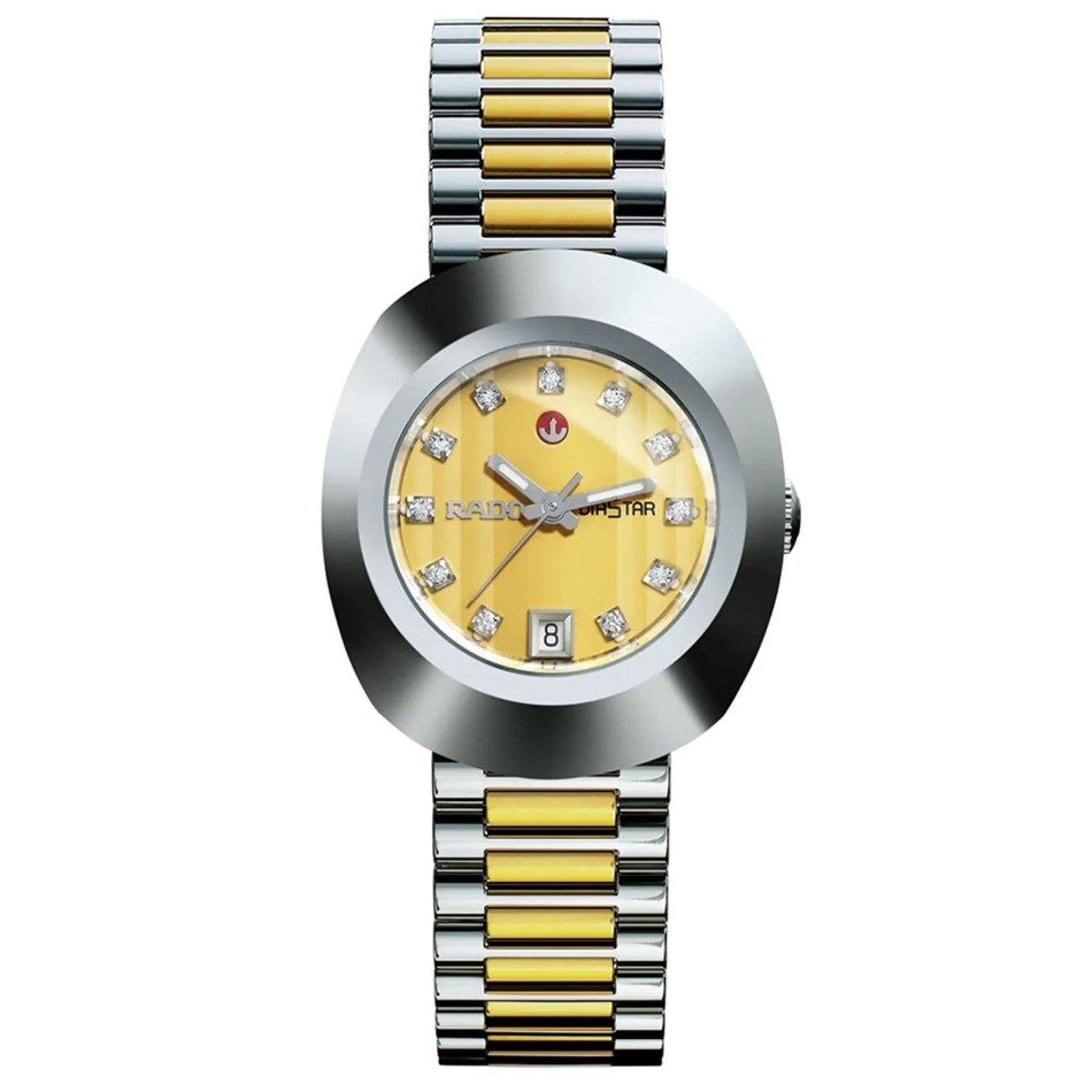 Rado DiaStar The Original 27.3mm Stainless Steel and Yellow Gold PVD Automatic Ladies Watch