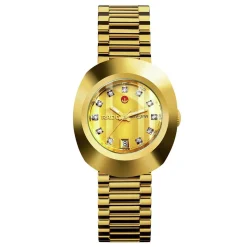 Rado DiaStar The Original 27.3mm Stainless Steel and Yellow Gold PVD Automatic Ladies Watch