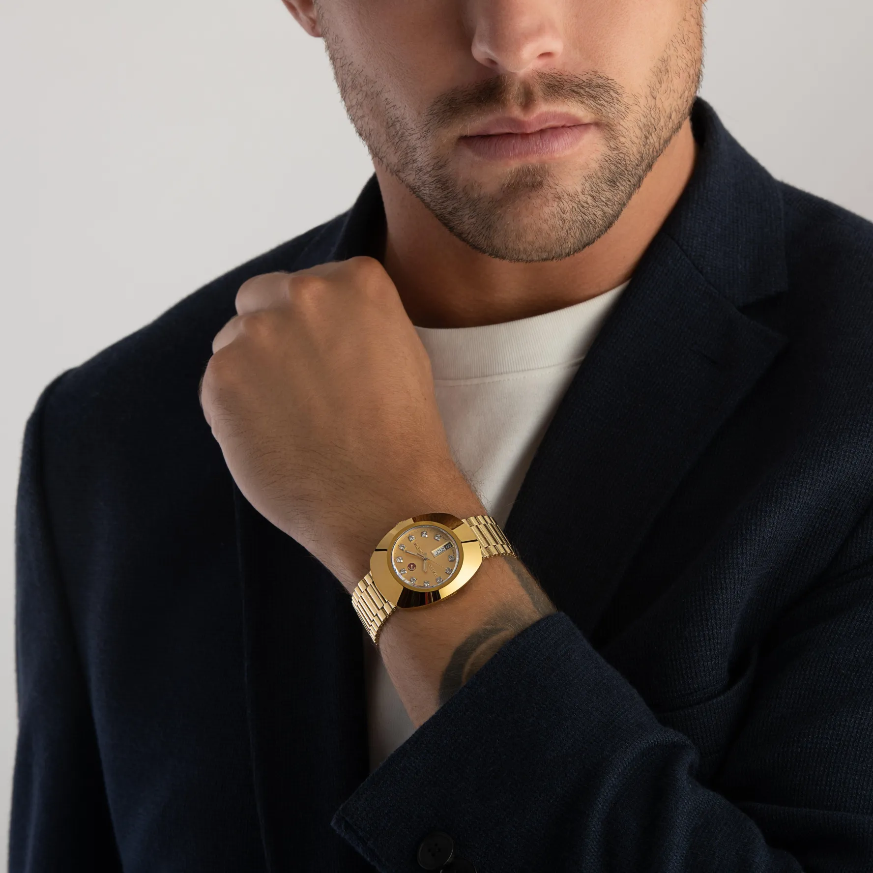 Rado DiaStar The Original 35mm Stainless Steel and Yellow Gold PVD Automatic Men’s Watch