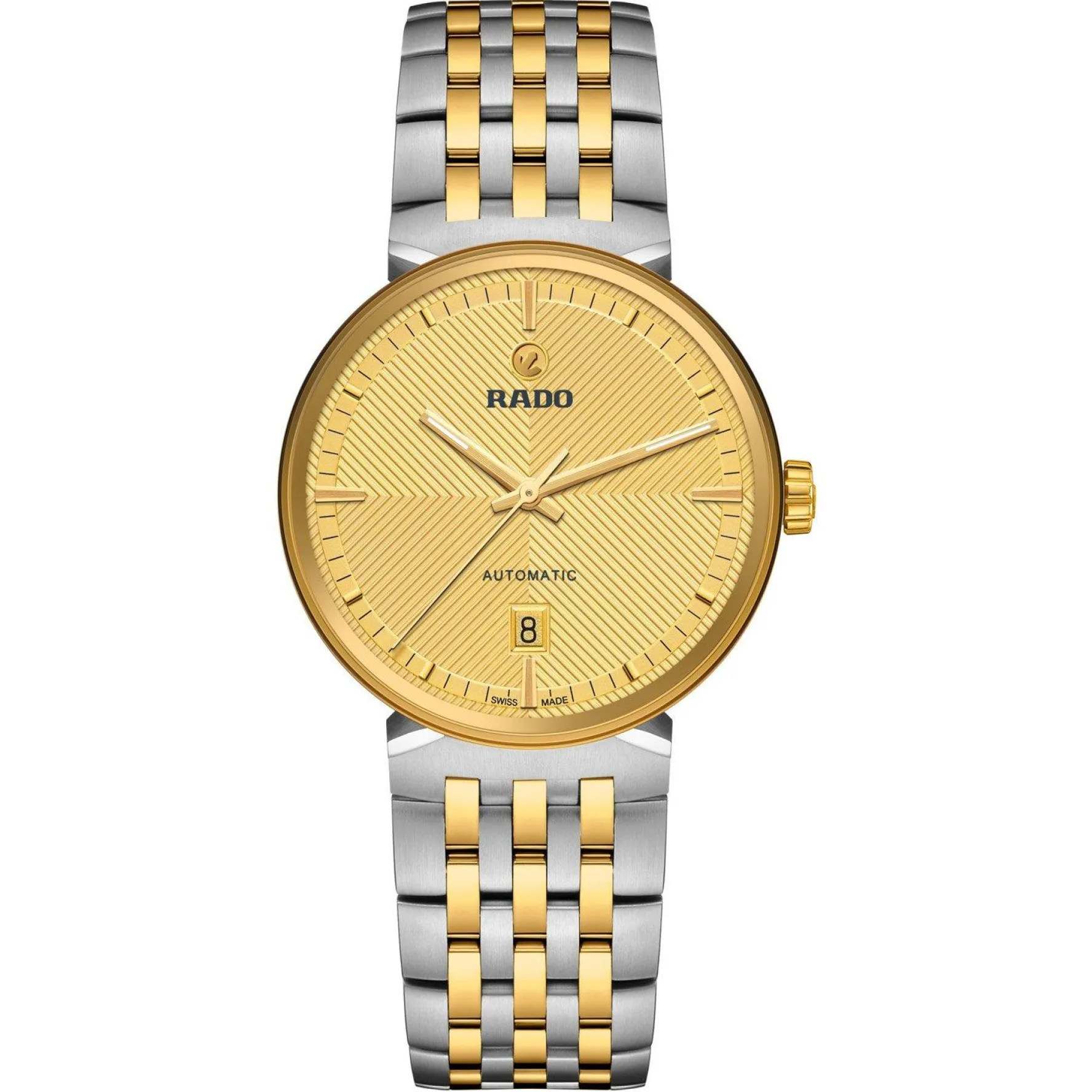 Rado Florence 39mm Stainless Steel and Yellow Gold PVD Automatic Watch