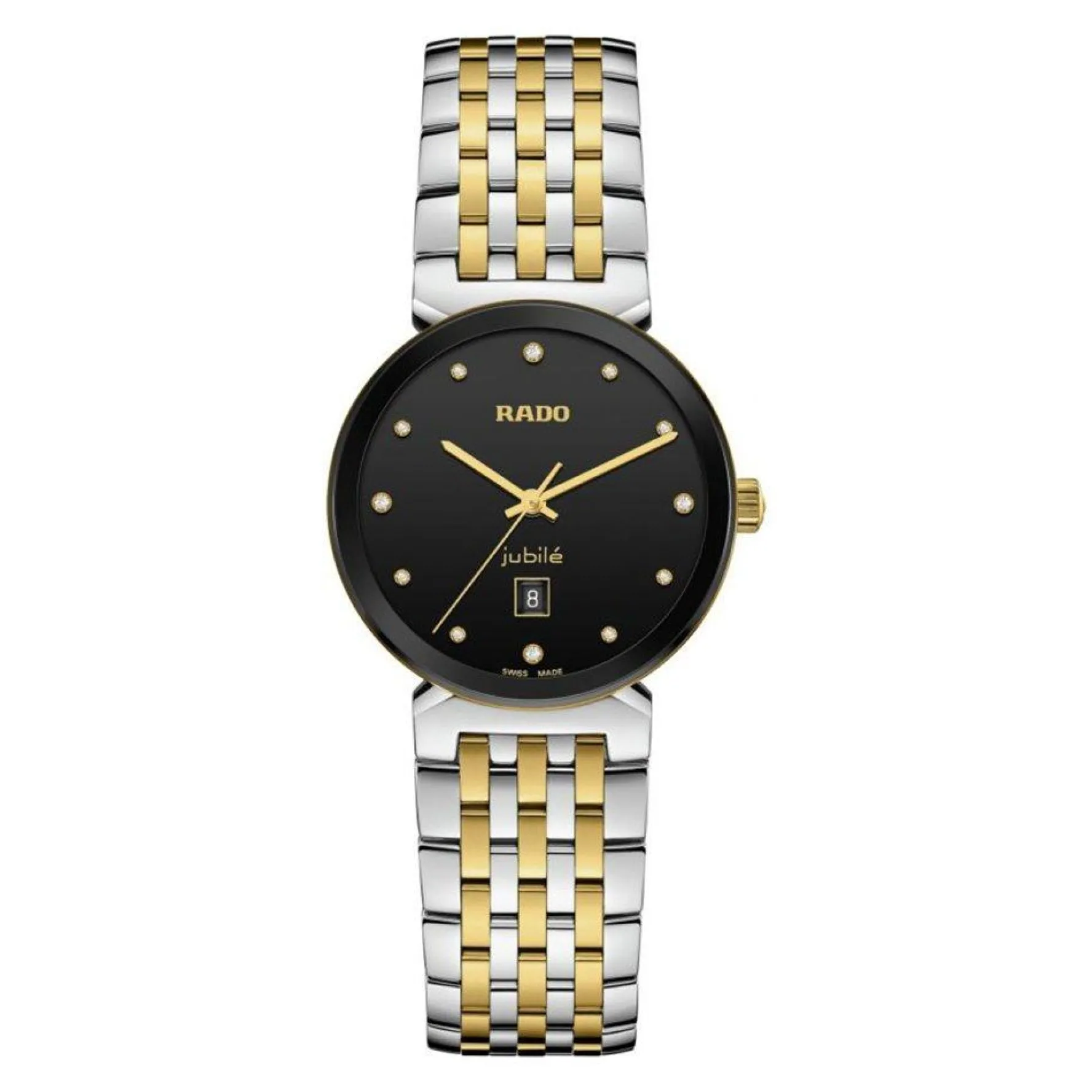 Rado Florence 30mm Stainless Steel and Yellow Gold PVD Diamond Ladies Watch