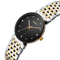 Rado Florence 30mm Stainless Steel and Yellow Gold PVD Diamond Ladies Watch