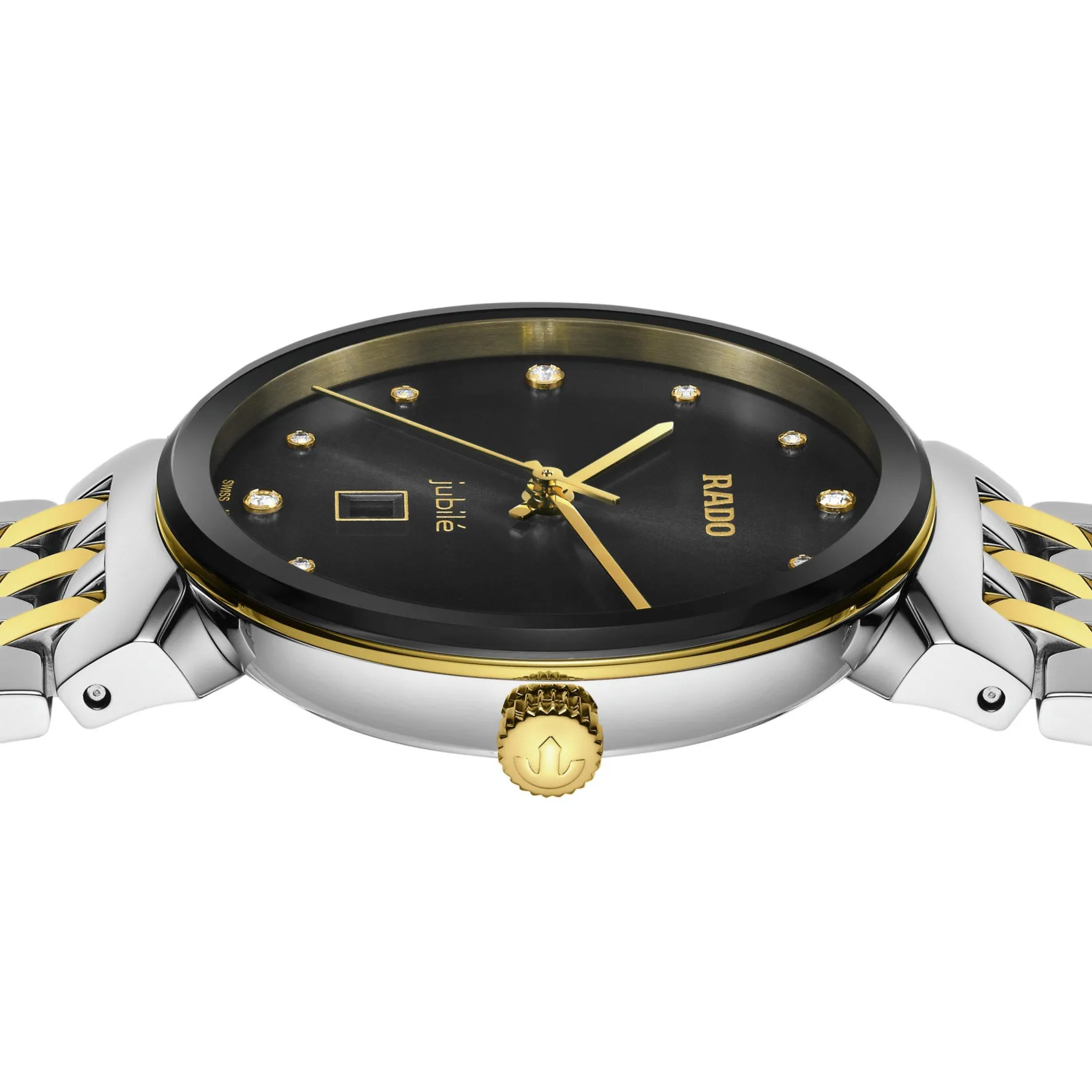 Rado Florence 30mm Stainless Steel and Yellow Gold PVD Diamond Ladies Watch