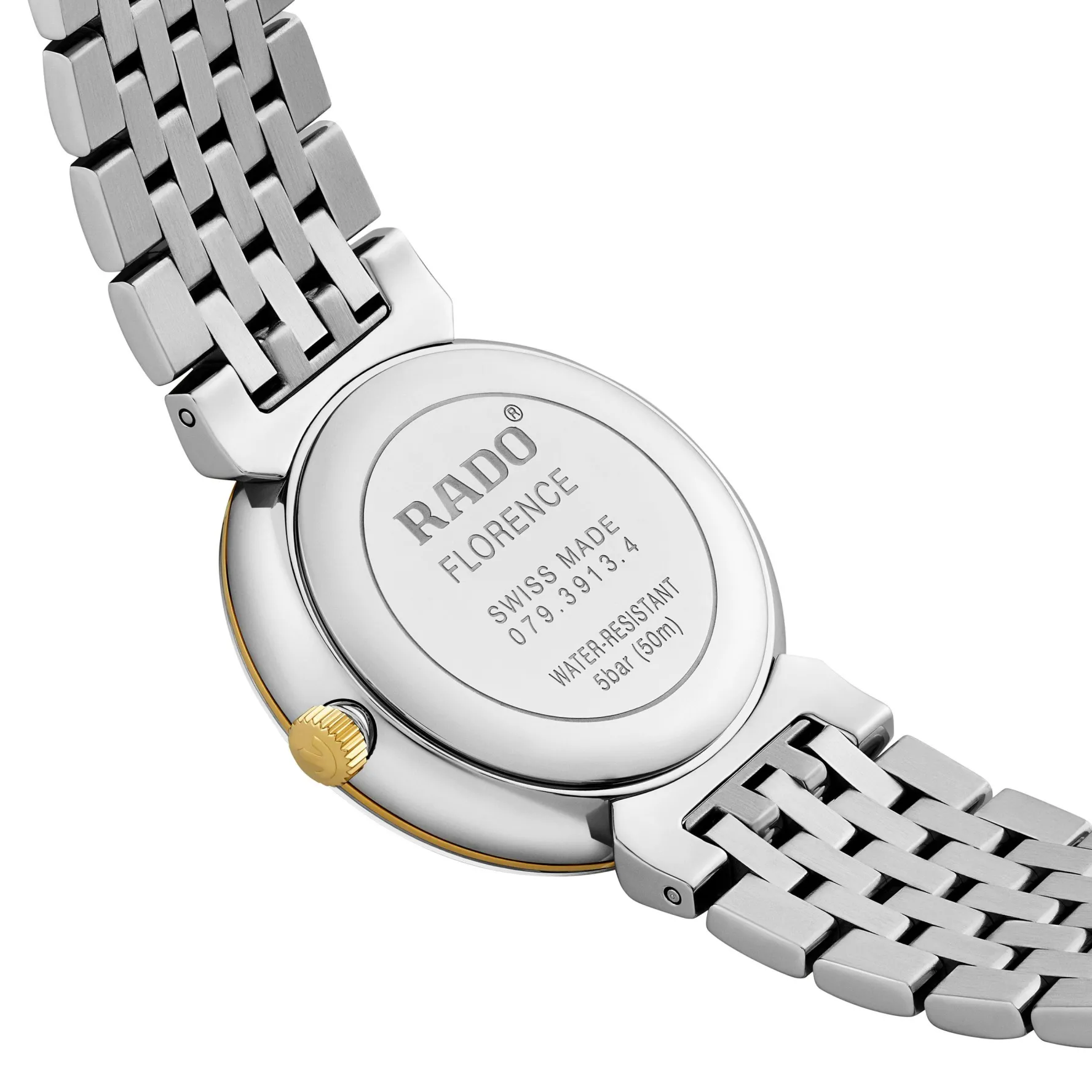 Rado Florence 30mm Stainless Steel and Yellow Gold PVD Diamond Ladies Watch