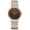 Rado Florence 38mm Stainless Steel and Rose Gold PVD Diamond Men’s Watch