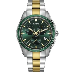 Rado HyperChrome 44.9mm Stainless Steel and Yellow Gold PVD Chronograph Men’s Watch