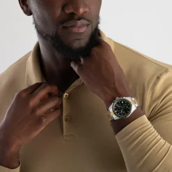 Rado HyperChrome 44.9mm Stainless Steel and Yellow Gold PVD Chronograph Men’s Watch