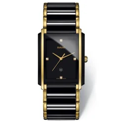 Rado Integral 31mm High-Tech Ceramic and Yellow Gold PVD Diamond Men's Watch